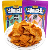 妙味佳花椒鍋巴椒香麻辣小吃獨(dú)立包裝手工休閑零食