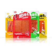 湖南特產(chǎn)千里香122g狠辣條大辣片